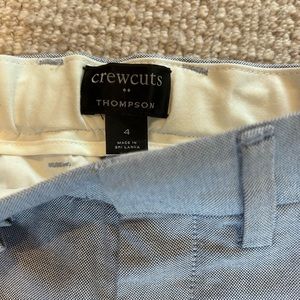 Little Boys Crew Cuts blue chino dress pants